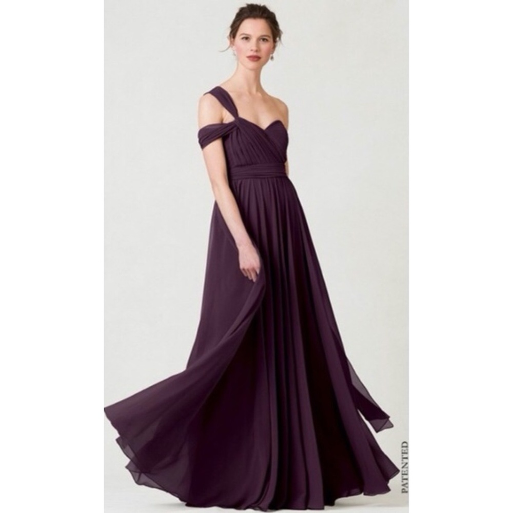 Jenny Yoo Mira Convertible Chiffon Gown